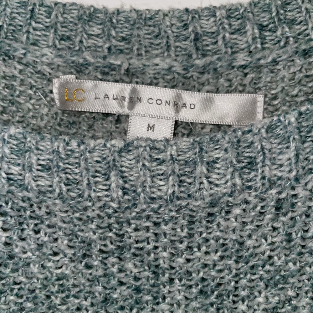 LC Lauren Conrad Heart Textured Sweater - Picture 3 of 3